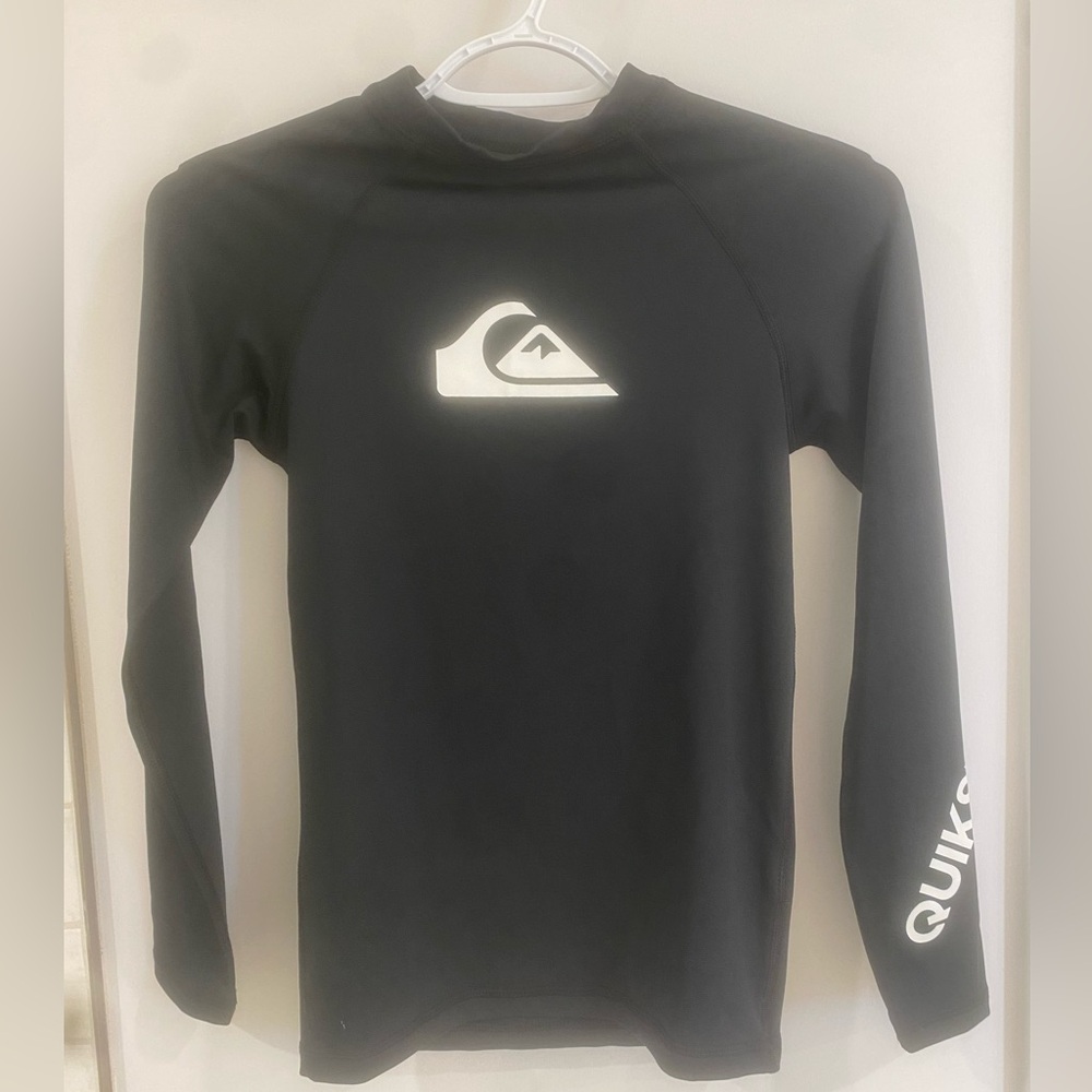 NWT Quiksilver Youth All Time Long Sleeve UPF 50 Rash Guard Size XL (16)